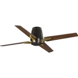 Progress Lighting Lindale 52" 4-Blade Ceiling Fan - Reversible Blades - 120V - Architectural Bronze
