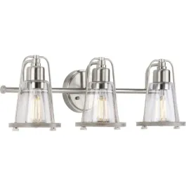 Progress Lighting Conway 3-Light Bath Vanity Light - 120V - Brushed Nickel
