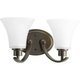 Progress Lighting Joy 2-Light Bath Vanity Light - 120V - Antique Bronze