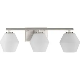 Progress Lighting Copeland 3-Light Bath Vanity Light - 120V - Brushed Nickel