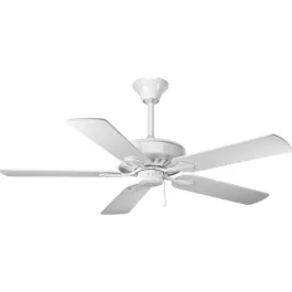 Progress Lighting AirPro 52" 5-Blade Ceiling Fan - 120V - White