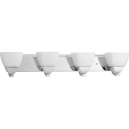 Progress Lighting Appeal 4-Light Bath Vanity Light - 120V - Polished Chrome