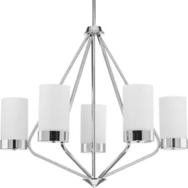 Progress Lighting Elevate 5-Light Chandelier - 120V - Polished Chrome