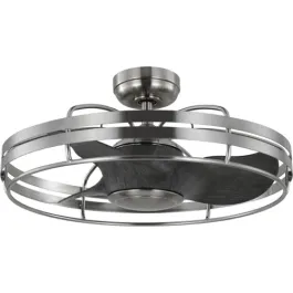 Progress Lighting Bastrop 26" 3-Blade Ceiling Fan - 120V - Brushed Nickel