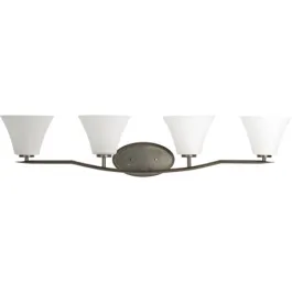 Progress Lighting Bravo 4-Light Bath Vanity Light - 120V - Antique Bronze