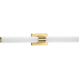 Progress Lighting Blanco 32" Linear LED Bath Vanity Light - 3000K - 120V - Satin Brass