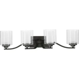 Progress Lighting Kene 4-Light Bath Vanity Light - 120V - Graphite