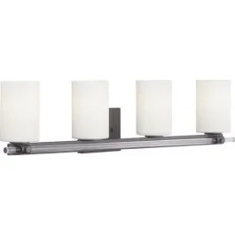 Progress Lighting Lisbon 4-Light Bath Vanity Light - 120V - Matte Black