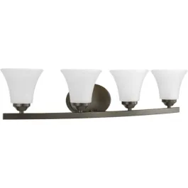Progress Lighting Adorn 4-Light Bath Vanity Light - 120V - Antique Bronze