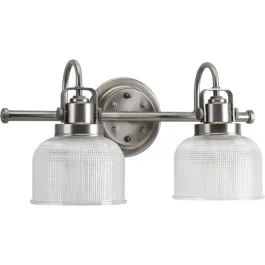 Progress Lighting Archie 2-Light Bath Vanity Light - 120V - Antique Nickel
