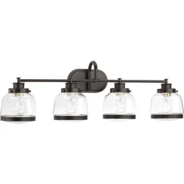Progress Lighting Judson 4-Light Bath Vanity Light - 120V - Antique Bronze