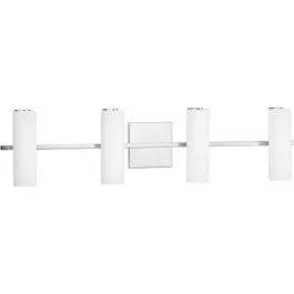 Progress Lighting Colonnade 4-Light LED Bath Vanity Light - 3000K - 120V - Polished Chrome