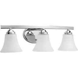 Progress Lighting Adorn 3-Light Bath Vanity Light - 120V - Polished Chrome