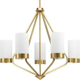 Progress Lighting Elevate 5-Light Chandelier - 120V - Brushed Bronze