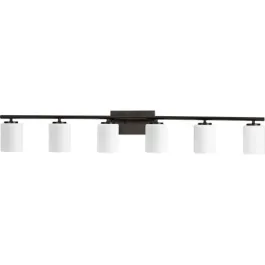 Progress Lighting Replay 6-Light Bath Vanity Light - 120V - Antique Bronze