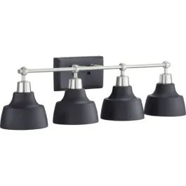 Progress Lighting Bramlett 4-Light Bath Vanity Light - 120V - Brushed Nickel