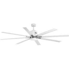 Progress Lighting Vast 72" 8-Blade LED Ceiling Fan - 3000K - 120V - White