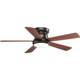Progress Lighting Vox 52" 5-Blade LED Ceiling Fan - 3000K - 120V - Antique Bronze