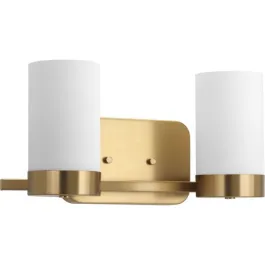 Progress Lighting Elevate 2-Light Bath Vanity Light - 120V - Brushed Bronze