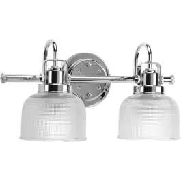 Progress Lighting Archie 2-Light Bath Vanity Light - 120V - Polished Chrome