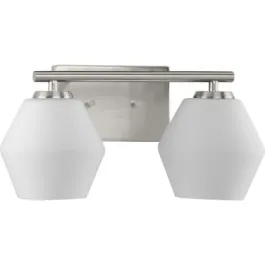 Progress Lighting Copeland 2-Light Bath Vanity Light - 120V - Brushed Nickel