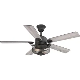 Progress Lighting Greer 54" 5-Blade Ceiling Fan - Reversible Blades - 120V - Gilded Iron