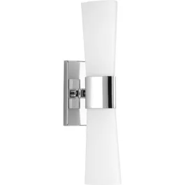 Progress Lighting Zura 2-Light Bath Vanity Light - 120V - Polished Chrome