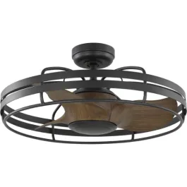 Progress Lighting Bastrop 26" 3-Blade Ceiling Fan - 120V - Graphite