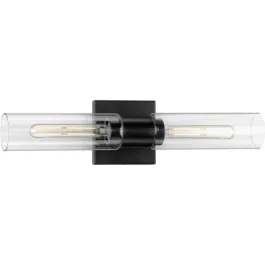 Progress Lighting Clarion 2-Light Bath Vanity Light - 120V - Matte Black