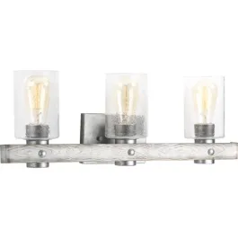 Progress Lighting Gulliver 3-Light Bath Vanity Light - 120V - Galvanized Finish