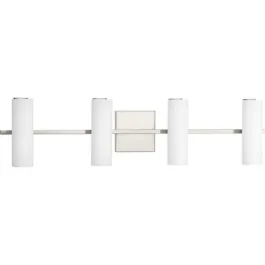Progress Lighting Colonnade 4-Light LED Bath Vanity Light - 3000K - 120V - Brushed Nickel