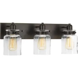 Progress Lighting Calhoun 3-Light Bath Vanity Light - 120V - Antique Bronze