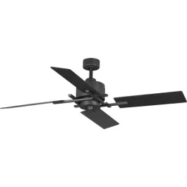 Progress Lighting Bedwin 56" 4-Blade Ceiling Fan - Reversible Blades - 120V - Graphite