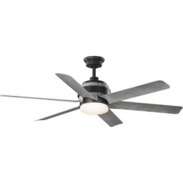 Progress Lighting Kaysville 56" 5-Blade LED Ceiling Fan - 3000K - 120V - Graphite