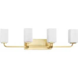 Progress Lighting Cowan 4-Light Bath Vanity Light - 120V - Satin Brass