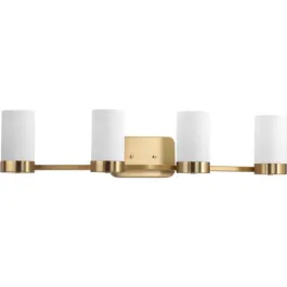 Progress Lighting Elevate 4-Light Bath Vanity Light - 120V - Brushed Bronze