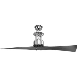 Progress Lighting Spades 56" 2-Blade Ceiling Fan - 120V - Polished Chrome