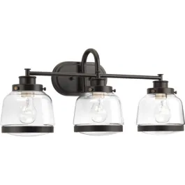 Progress Lighting Judson 3-Light Bath Vanity Light - 120V - Antique Bronze