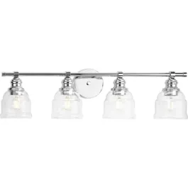 Progress Lighting Ambrose 4-Light Bath Vanity Light - 120V - Polished Chrome