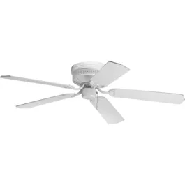 Progress Lighting AirPro Hugger 52" 5-Blade Ceiling Fan - 120V - White