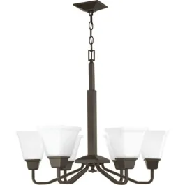 Progress Lighting Clifton Heights 26" 6-Light Chandelier - 120V - Antique Bronze