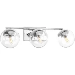 Progress Lighting Mod 3-Light Bath Vanity Light - 120V - Polished Chrome