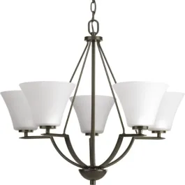 Progress Lighting Bravo 27" 5-Light Chandelier - 120V - Antique Bronze