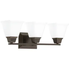 Progress Lighting Clifton Heights 3-Light Bath Vanity Light - 120V - Antique Bronze