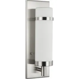 Progress Lighting Hartwick 14" Wall Sconce - 120V - Brushed Nickel