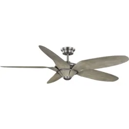 Progress Lighting Mesilla 60" 5-Blade Indoor/Outdoor Ceiling Fan - 120V - Antique Nickel