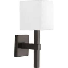 Progress Lighting Metro 1-Light Wall Sconce - 120V - Antique Bronze