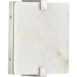 Progress Lighting Alabaster Stone LED Wall Sconce - 3000K - 120V - Brushed Nickel