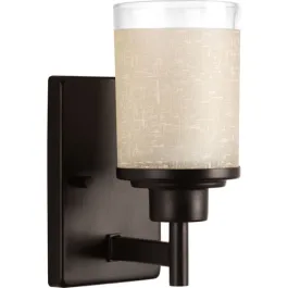 Progress Lighting Alexa 1-Light Bath Vanity Sconce - 120V - Antique Bronze