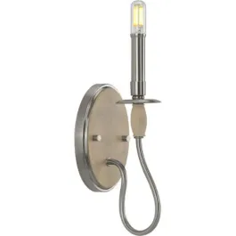 Progress Lighting Durrell 1-Light Wall Sconce - 120V - Brushed Nickel
